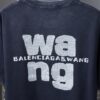 6931a557ccd8ab3d7af99a54 Alexarde*wang 25SS Early Spring New Arrival Embroidered Letter Rhinestone Short Sleeve T-Shirt