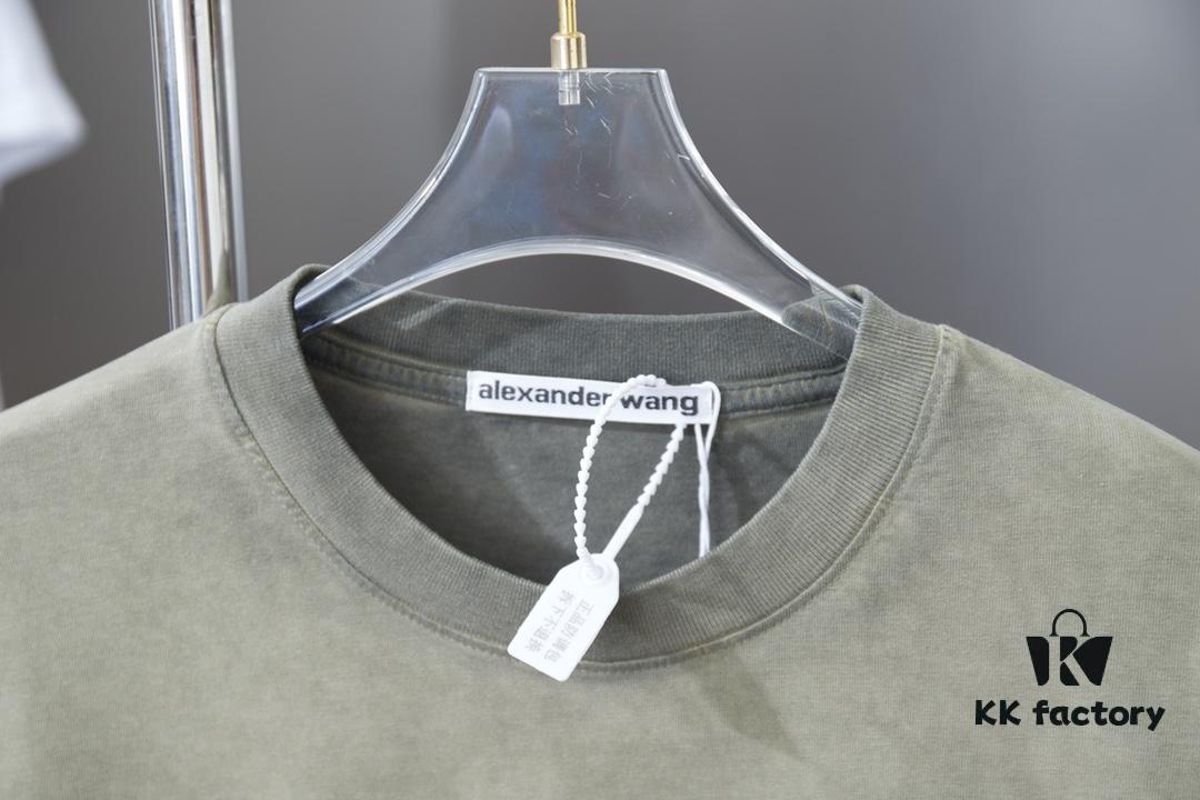 6931a558ccd8ab3d7af99a63 Alexard*rwang 25SS Early Spring New Arrival Graffiti Letter Print Short Sleeve T-Shirt