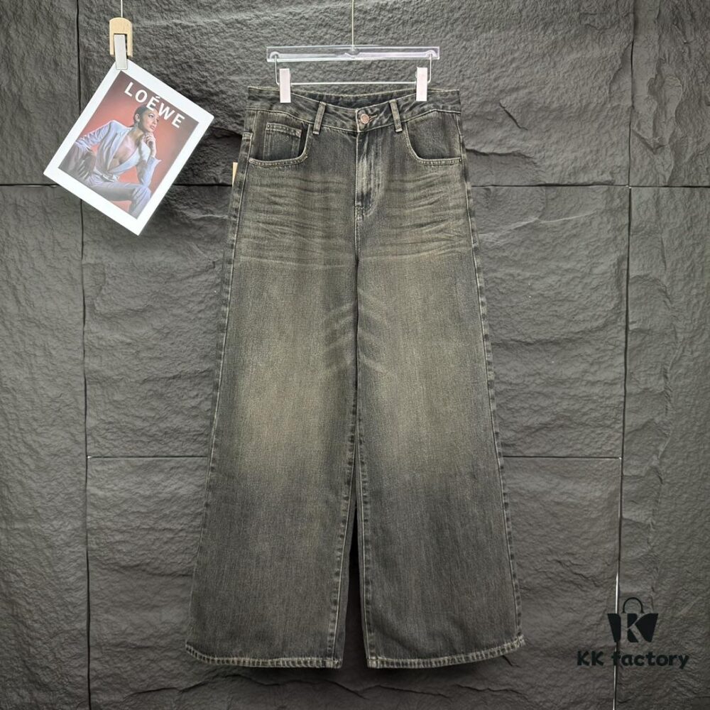 6931a559ccd8ab3d7af99a74 Alexander Wang 2024 New Pocket 3D Letter Distressed Unisex Washed Loose Denim Jeans