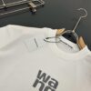 6931a55accd8ab3d7af99a80 Alexander Wang AW 280g Heavyweight Pure Cotton Oversized T-Shirt with Puff Print Logo Design, Spring and Summer New Round Neck Fashion Short Sleeve Tee