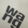 6931a55accd8ab3d7af99a81 Alexander Wang AW 280g Heavyweight Pure Cotton Oversized T-Shirt with Puff Print Logo Design, Spring and Summer New Round Neck Fashion Short Sleeve Tee