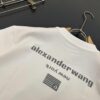 6931a55accd8ab3d7af99a84 Alexander Wang AW 280g Heavyweight Pure Cotton Oversized T-Shirt with Puff Print Logo Design, Spring and Summer New Round Neck Fashion Short Sleeve Tee