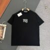 6931a55accd8ab3d7af99a86 Alexander Wang AW 280g Heavyweight Cotton Loose-Fit T-Shirt with Puff Print Logo Design