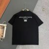 6931a55accd8ab3d7af99a88 Alexander Wang AW 280g Heavyweight Cotton Loose-Fit T-Shirt with Puff Print Logo Design