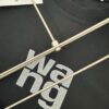 6931a55accd8ab3d7af99a8b Alexander Wang AW 280g Heavyweight Cotton Loose-Fit T-Shirt with Puff Print Logo Design