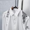 Alexander McQueen / Alexander McQueen Embroidered Shirt with Patterned Shoulder Sash Design