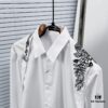 Alexander McQueen / Alexander McQueen Embroidered Shirt with Patterned Shoulder Sash Design