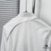 Alexander McQueen Black and White Oversized Shoulder Bow Shirt