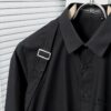 Alexander McQueen Black and White Oversized Shirt with Shoulder Draping Detail