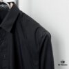 Alexander McQueen Black and White Oversized Shirt with Shoulder Draping Detail