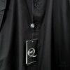 Alexander McQueen Black and White Oversized Shirt with Shoulder Draping Detail