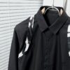 Alexander McQueen Camouflage Color-Block Strap Design Shirt