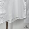 Alexander McQueen Black and White Contrast Color Strap Design Shirt