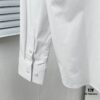 Alexander McQueen Black and White Contrast Color Strap Design Shirt