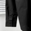 Alexander McQueen Black and White Color-Block Strap Design Shirt