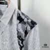 Alexander McQueen Striped Oversized Shirt with Shoulder Draping Detail
