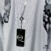 Alexander McQueen Striped Oversized Shirt with Shoulder Draping Detail