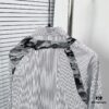 Alexander McQueen Striped Oversized Shirt with Shoulder Draping Detail