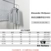 Alexander McQueen Striped Oversized Shirt with Shoulder Draping Detail