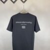 6931a561ccd8ab3d7af99aff Alexander Wang Super Classic 3D Logo Embossed Foil Print Short Sleeve T-Shirt