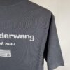 6931a561ccd8ab3d7af99b04 Alexander Wang Super Classic 3D Logo Embossed Foil Print Short Sleeve T-Shirt