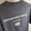 6931a561ccd8ab3d7af99b05 Alexander Wang Super Classic 3D Logo Embossed Foil Print Short Sleeve T-Shirt