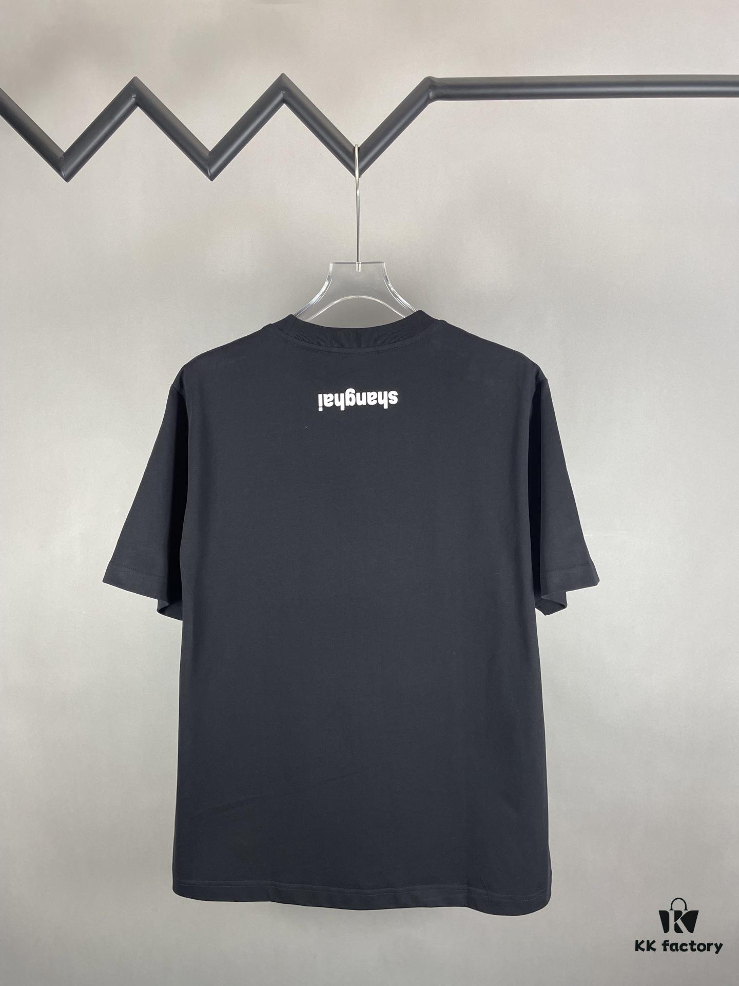 6931a561ccd8ab3d7af99b0d Alexander Wang 3D Logo Letter Graphic Sandblasted Print Short Sleeve T-Shirt