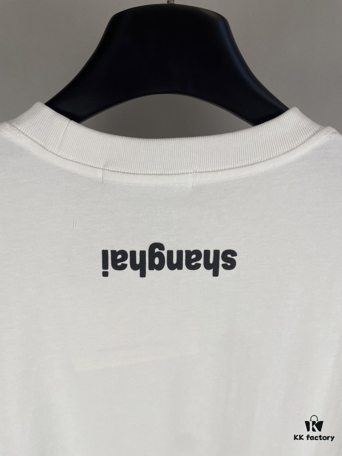 6931a562ccd8ab3d7af99b1b Alexander Wang 3D Logo Letter Sandblasted Embossed Half-Sleeve T-Shirt