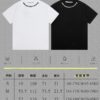 6931a562ccd8ab3d7af99b21 Alexander Wang 2025FW Short Sleeve T-Shirt with Silicone Thick Panel Letter Print, Premium 26s Double Yarn 300g Fabric, Heavyweight Material, Custom Lycra Ribbing Dyed in Same Dye Batch, Complete Three Labels, Unisex Design