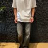 6931a563ccd8ab3d7af99b26 Alexander Wang 2024FW Short Sleeve T-Shirt with Silicone Thick Panel Letter Print, Premium 32s Double Yarn 260g Fabric