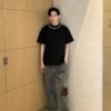 6931a563ccd8ab3d7af99b31 Alexander Wang 2025FW Short Sleeve T-Shirt with Silicone Thick Panel Letter Print, Premium 26s Double Yarn 300g Fabric