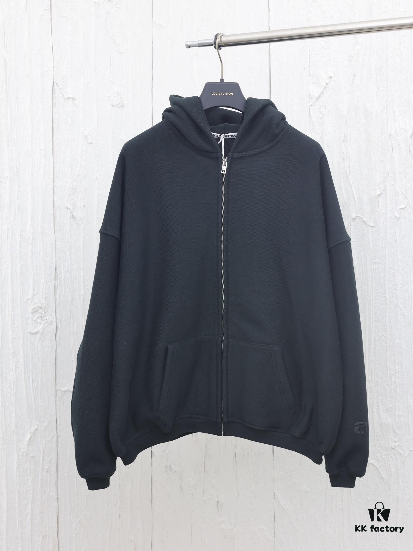 6931a569ccd8ab3d7af99b98 Alexanderwang*/Pressure Mountain King 24 New Arm Logo Oversized Hooded Coat