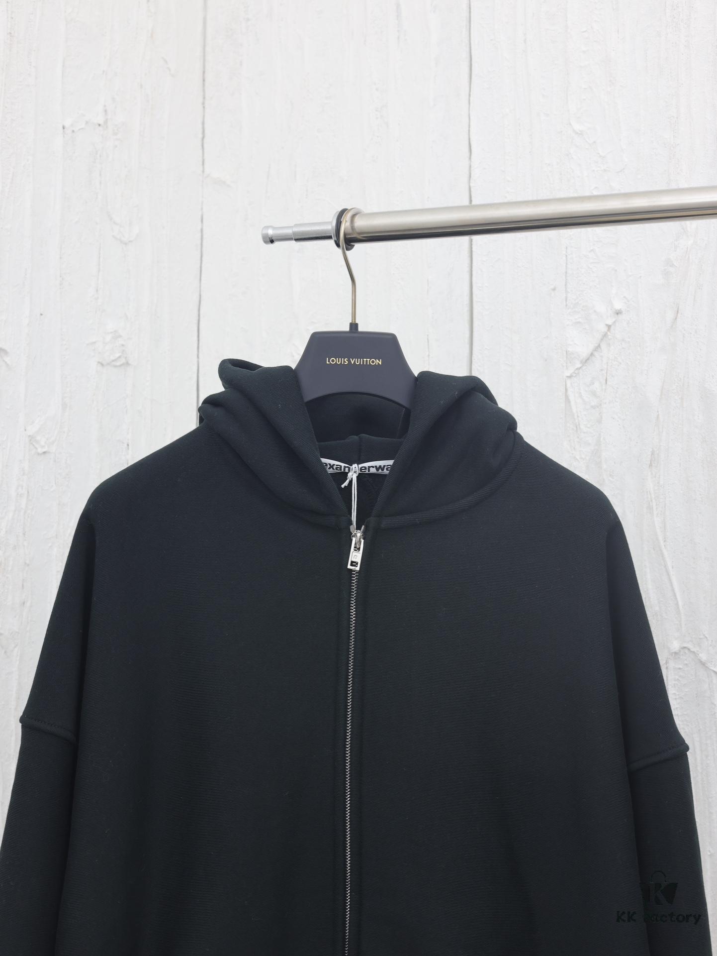6931a569ccd8ab3d7af99b9a Alexanderwang*/Pressure Mountain King 24 New Arm Logo Oversized Hooded Coat