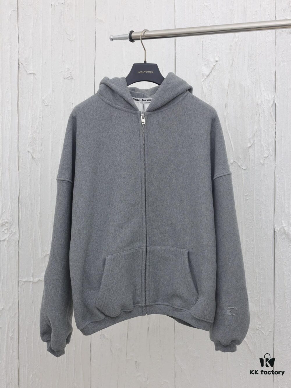 6931a56accd8ab3d7af99ba2 Alexanderwang*/Pressure Mountain King 24 New Arm Logo Oversized Hoodie