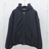 6931a56accd8ab3d7af99bb2 Alexander Wang 2024 New Arm Logo Embroidered Oversized Hooded Jacket with Dual-Zipper Design