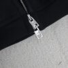 6931a56bccd8ab3d7af99bb8 Alexander Wang 2024 New Arm Logo Embroidered Oversized Hooded Jacket with Dual-Zipper Design