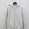 6931a56bccd8ab3d7af99bbf Alexander Wang 2024 New Arm Logo Embroidered Oversized Hooded Jacket with Dual-Zipper Design