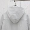 6931a56bccd8ab3d7af99bc3 Alexander Wang 2024 New Arm Logo Embroidered Oversized Hooded Jacket with Dual-Zipper Design