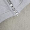 6931a56bccd8ab3d7af99bc6 Alexander Wang 2024 New Arm Logo Embroidered Oversized Hooded Jacket with Dual-Zipper Design