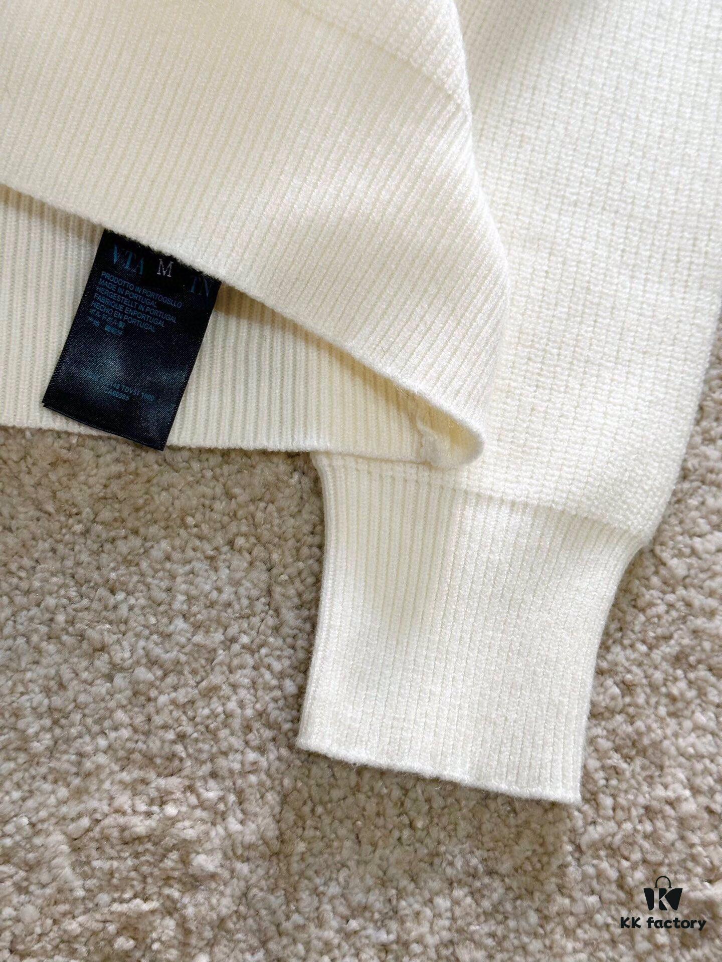 6931a56cccd8ab3d7af99bcf New Arrival Knitwear - Wang King 3D Embossed Logo Pullover Sweater with Custom Knitting Fabric