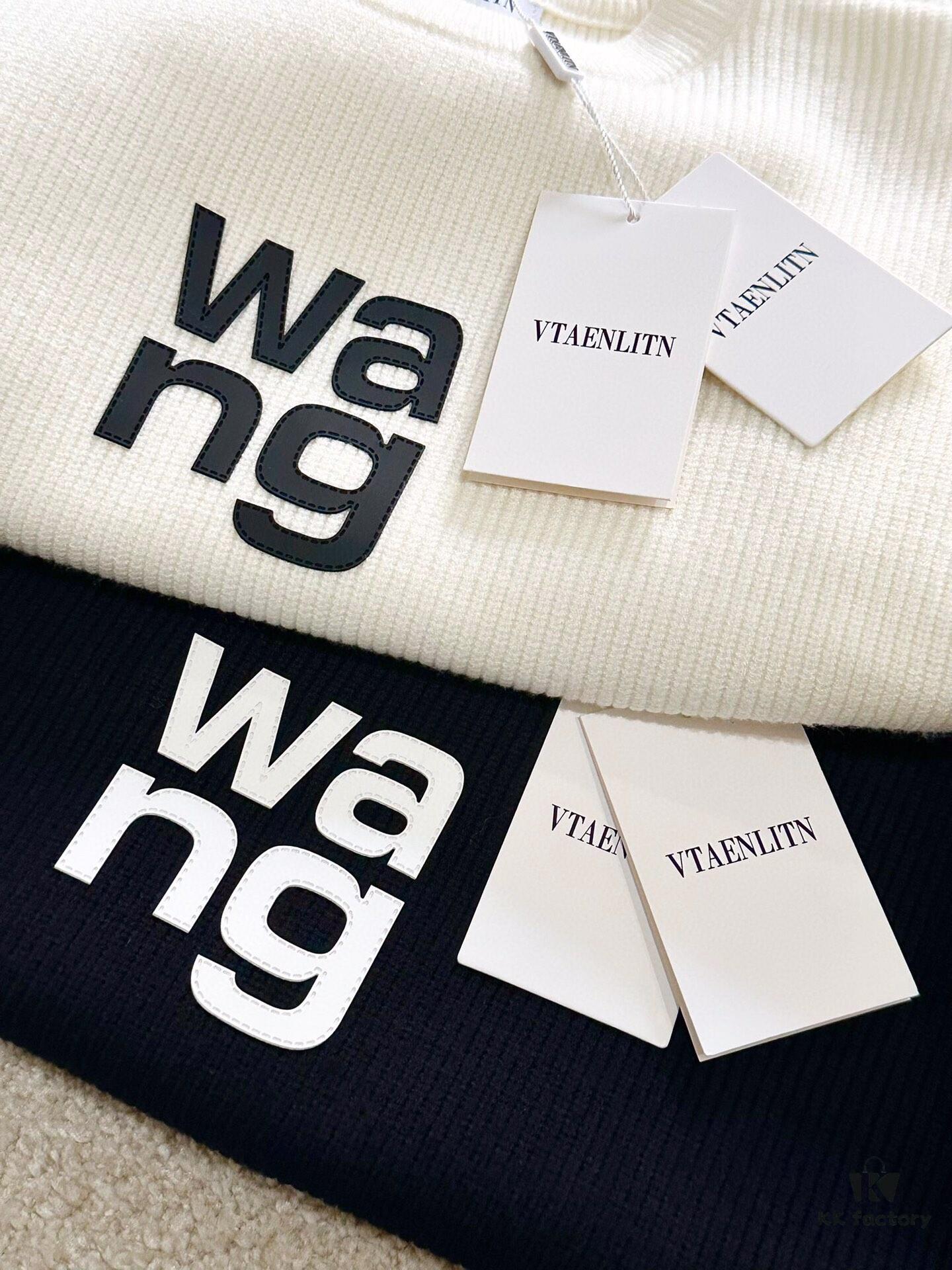 6931a56cccd8ab3d7af99bd0 New Arrival Knitwear - Wang King 3D Embossed Logo Pullover Sweater with Custom Knitting Fabric