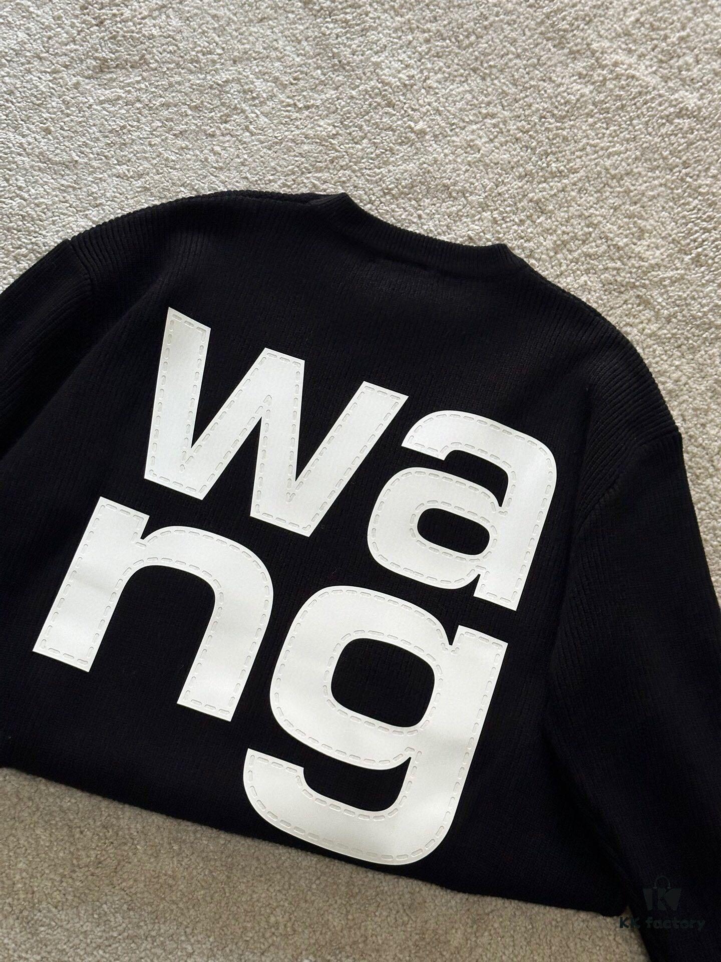 6931a56cccd8ab3d7af99bd7 New Arrival Knitwear - Wang King 3D Embossed Logo Pullover Sweater with Custom Knitting Fabric Technology