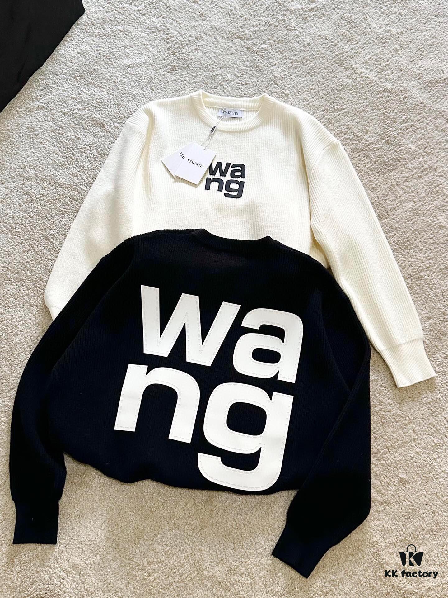 6931a56dccd8ab3d7af99bd9 New Arrival Knitwear - Wang King 3D Embossed Logo Pullover Sweater with Custom Knitting Fabric Technology