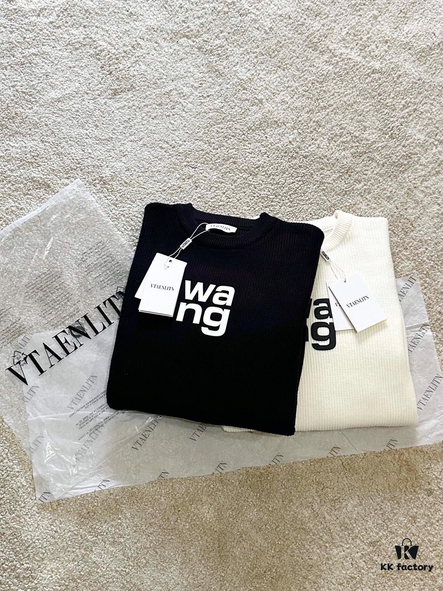 6931a56dccd8ab3d7af99bda New Arrival Knitwear - Wang King 3D Embossed Logo Pullover Sweater with Custom Knitting Fabric Technology