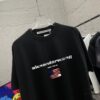 Alexander Wang * alexanderwang 2025 Spring/Summer New Arrival Letter Logo Print Custom Fabric 300g Short Sleeve T-Shirt Unisex