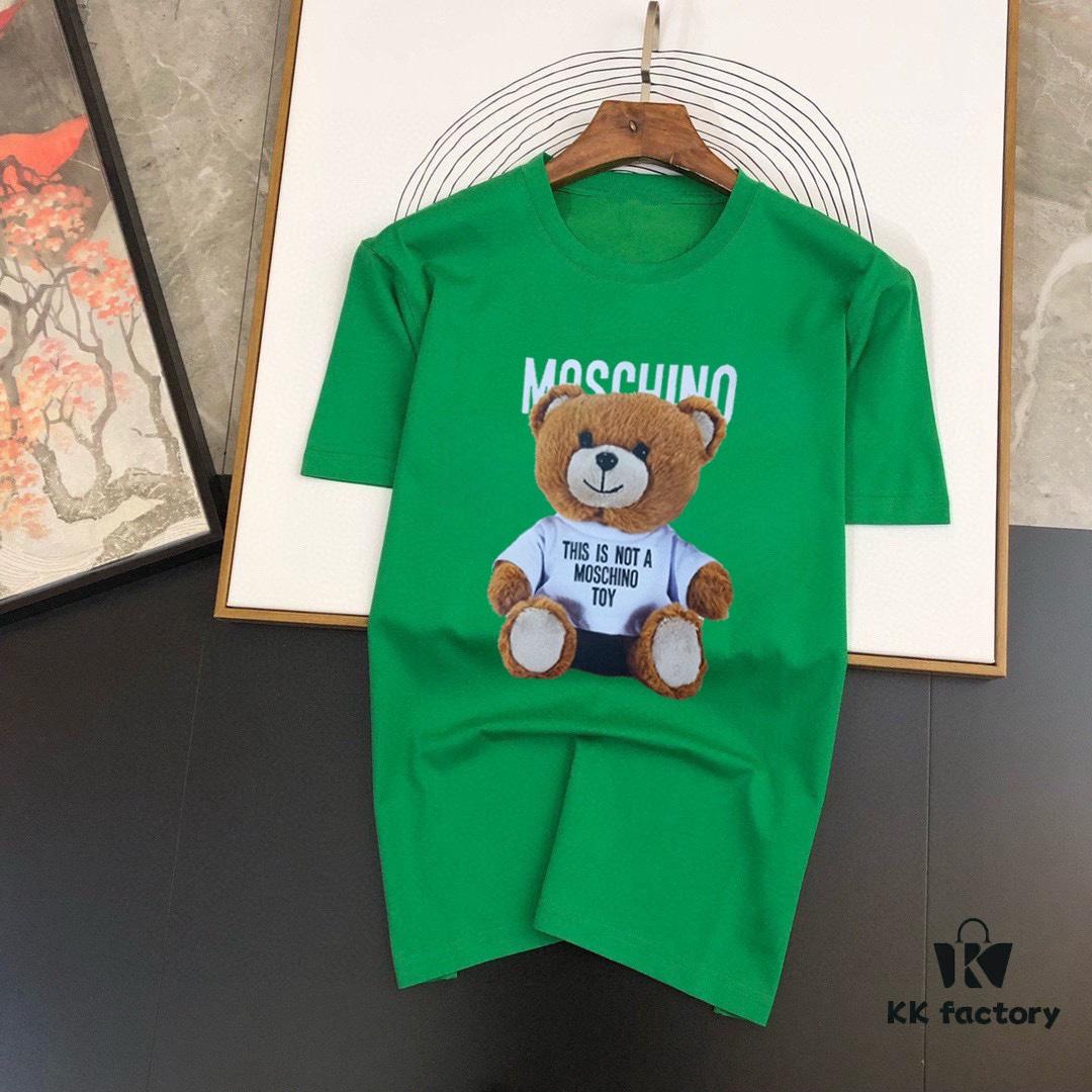 6931a574ccd8ab3d7af99c33 MOSCHINO Men's Casual Short-Sleeve T-Shirt, Premium Custom Logo Design, Imported Silk-Cotton Fabric, 2025 Spring/Summer New Arrival