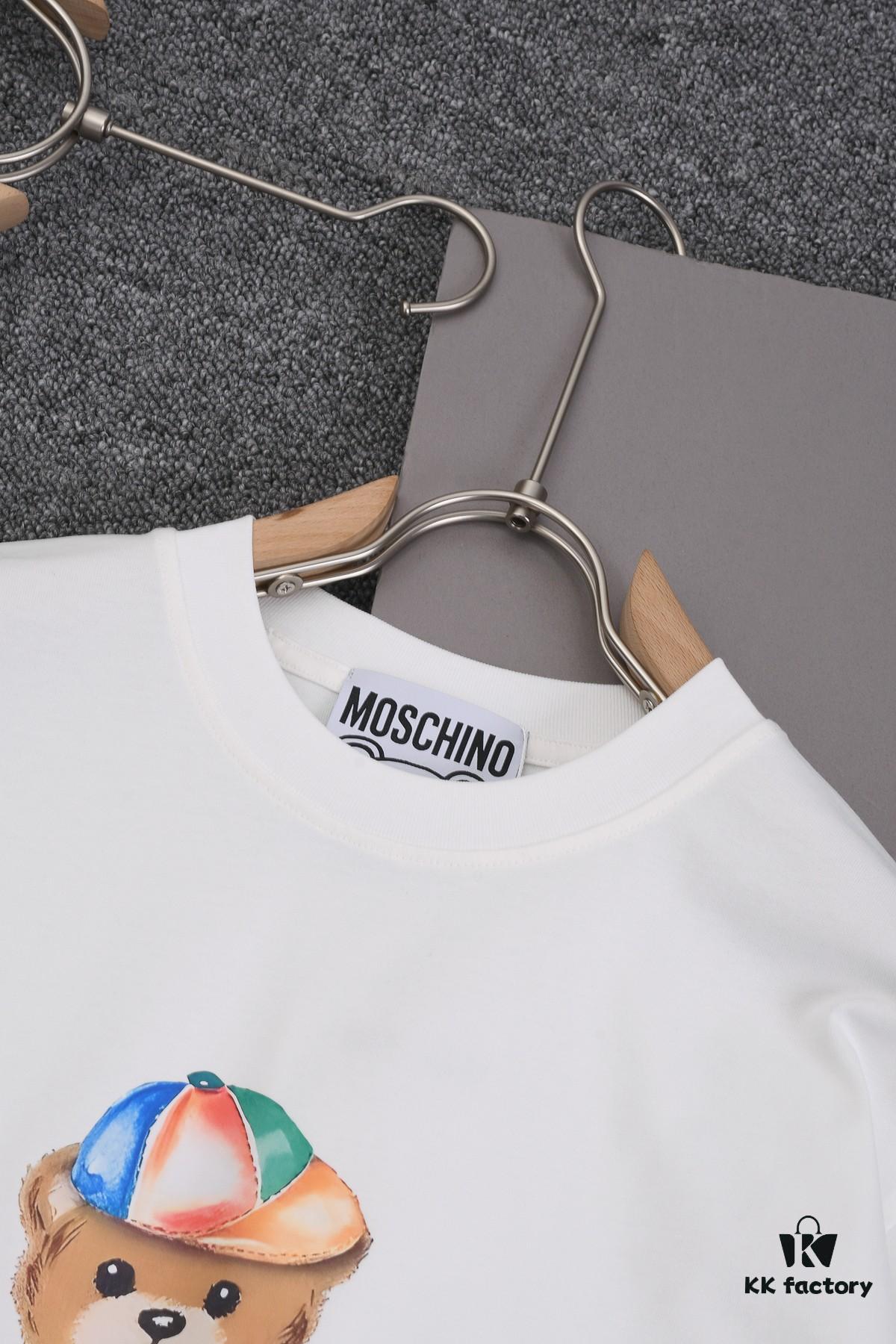 6931a575ccd8ab3d7af99c4a New Arrival 25S Moschino Digital Print T-Shirt, Pre-washed Cotton Fabric, Soft and Comfortable, Unisex Loose Fit