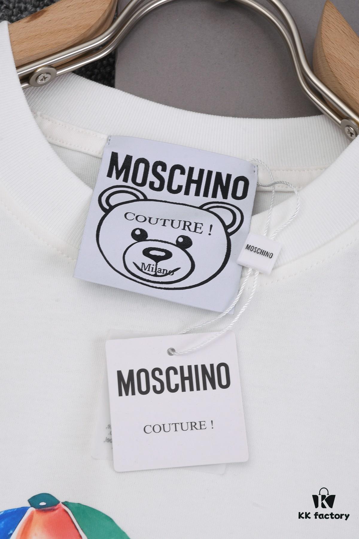 6931a576ccd8ab3d7af99c4f New Arrival 25S Moschino Digital Print T-Shirt, Pre-washed Cotton Fabric, Soft and Comfortable, Unisex Loose Fit
