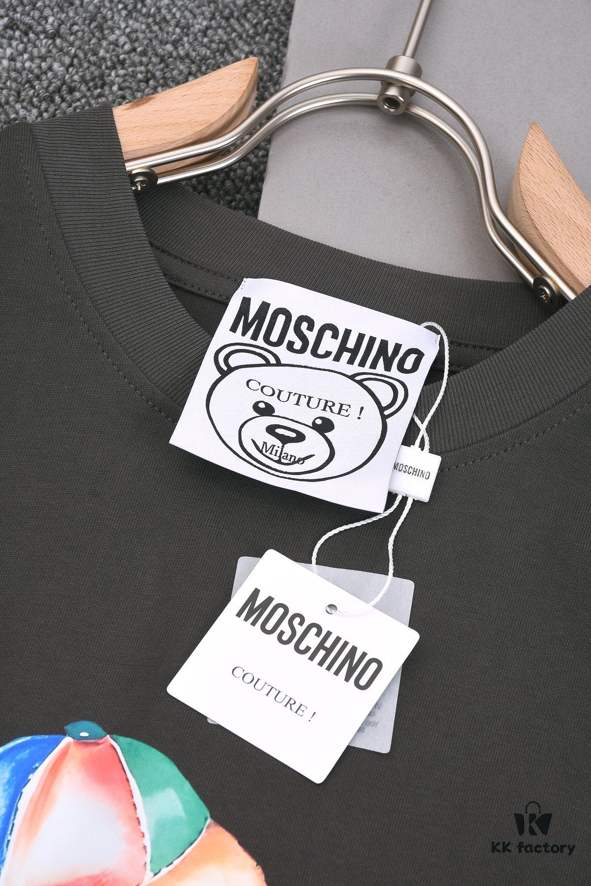 6931a576ccd8ab3d7af99c58 New Arrival 25S Moschino Digital Print T-Shirt, Premium Cotton Washed Fabric, Unisex Loose Fit, Soft and Comfortable, Fashionable Streetwear