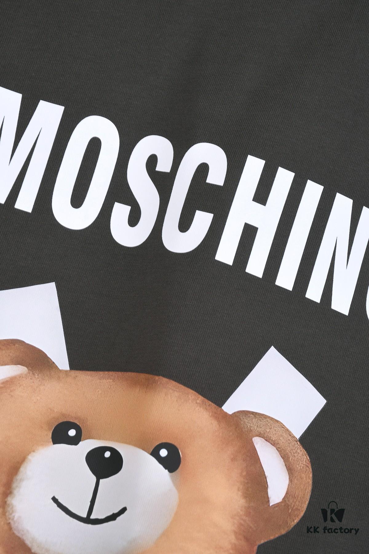 6931a577ccd8ab3d7af99c69 New Arrival 25S Moschino Digital Print T-Shirt, Premium Cotton Washed Fabric, Unisex Loose Fit, Soft and Comfortable, Fashionable for Youthful Style